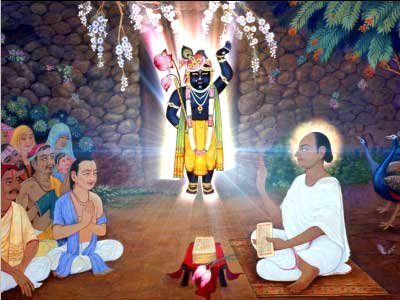 ShreeNathji with Shri Vallabhacharya